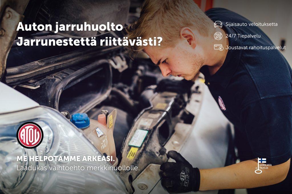 Jarrunestettä riittävästi