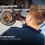 Auton jarrut jumissa