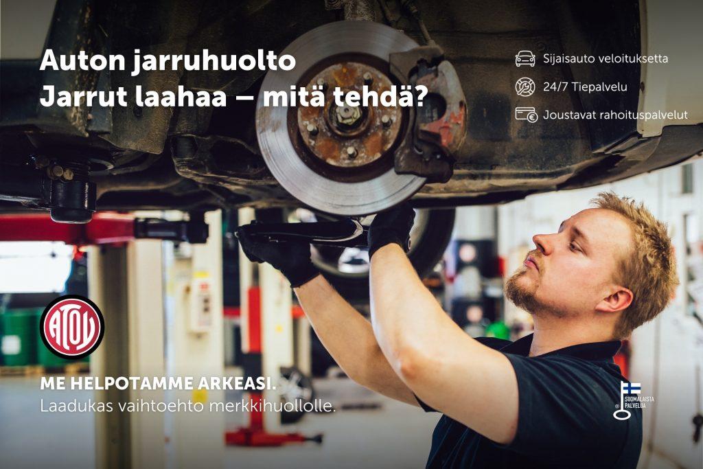 Auton jarrut laahaavat