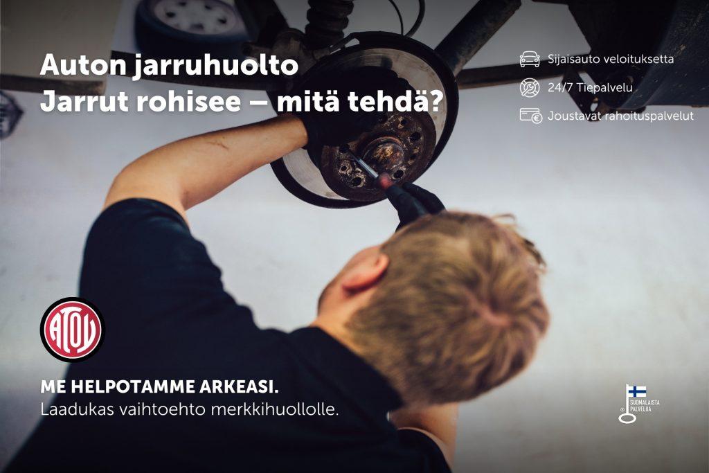 Auton jarrut rohisevat